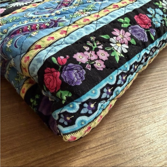 VTG Fabric Traditions Floral Stripe Pre Quilted Cheaters Quilt Fabric 1 yrd +12" - Picture 3 of 11